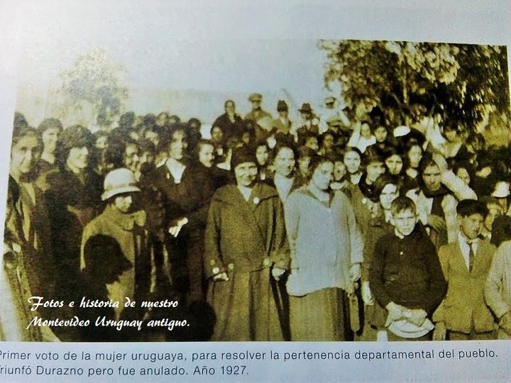 1er voto de la mujer 1927