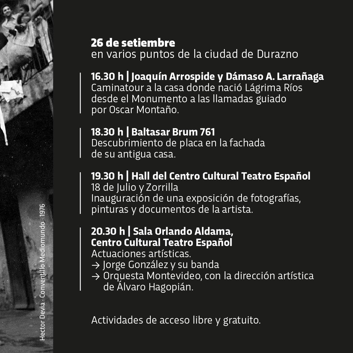 Grilla actividades